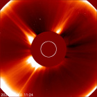 Latest LASCO C2 image of the Sun