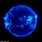 Click for time-lapse image of the sun